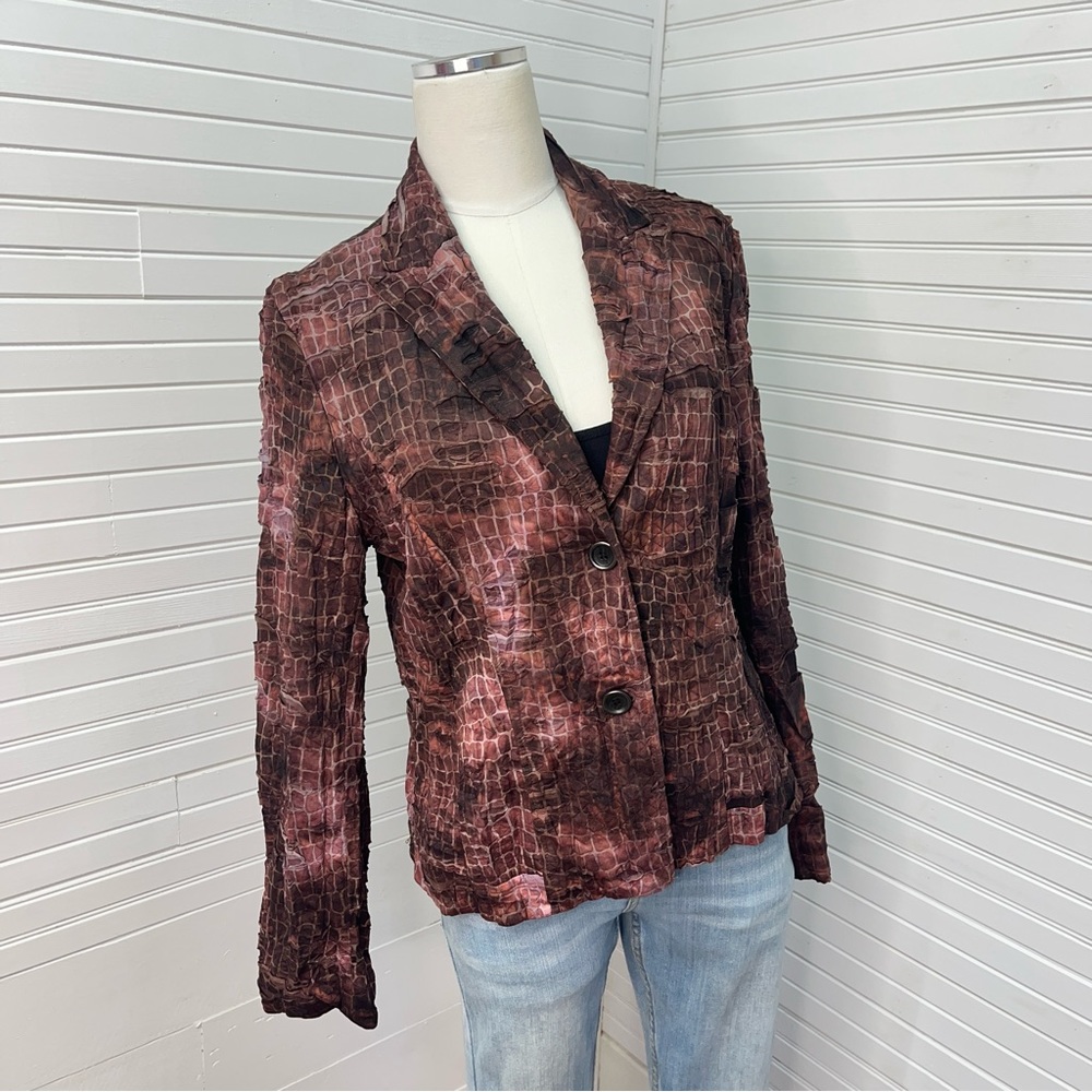 Alberto Makali Burgundy Blazer